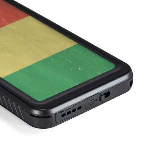 Bolivia Flag Distressed Galaxy S24 Plus Waterproof Case